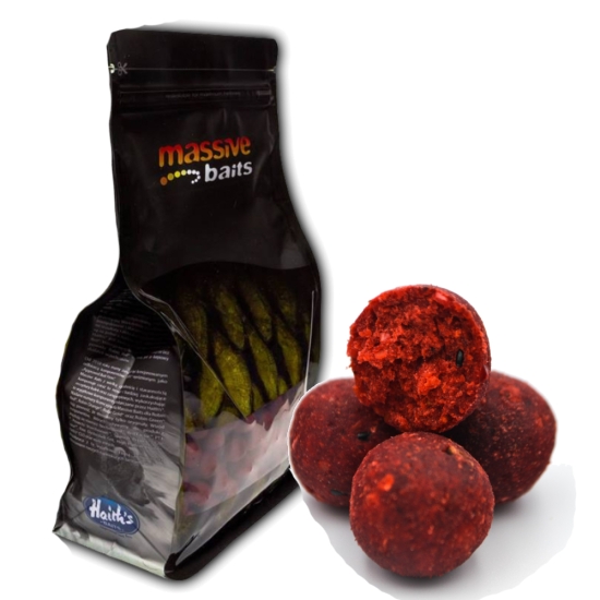 Massive Baits Strawberry Bergamotta 18mm 1kg